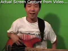 screen capture from bass guitar tutorial video download